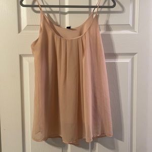 Blush tank top